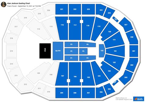 fiserv forum concert seating